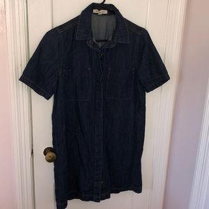 Women’s T-Shirt Dress, XS, Dark Blue Jean